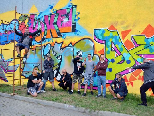 Malowanie graffiti w Terespolu