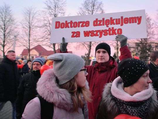 Protest mieszkańców Białej Podlaskiej ph. "Murem za Haidarem"