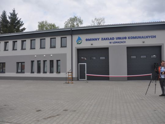 Otwarcie Gminnego Zakładu Usług Komunalnych w Łomazach i pierwszego w powiecie bialskim inkubatora przedsiębiorczości