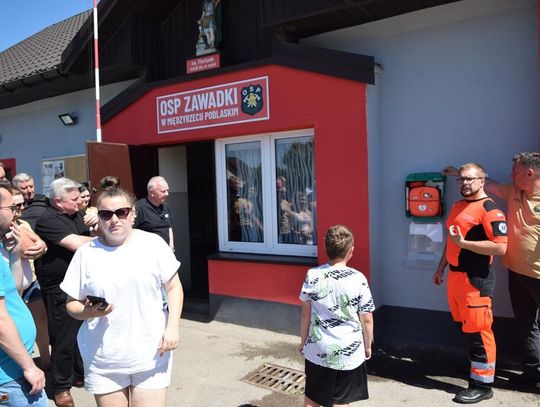 AED przy strażnicy OSP Zawadki [GALERIA ZDJĘĆ]