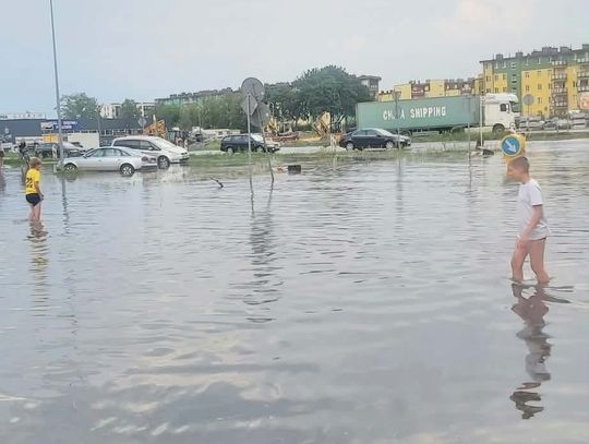 Ulewa w Białej Podlaskiej 31.07.2026
